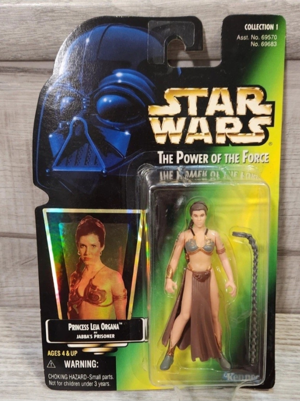 1997 Kenner Star Wars Princess Leia Organa As Jabba's Prisoner Figure POTF